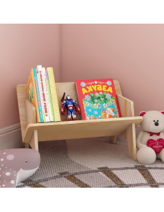 Estante de libros de madera clara RekRang 39.9x25.4 cm 2