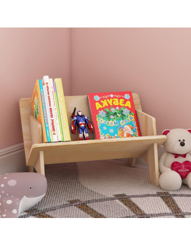 Estante de libros de madera clara RekRang 39.9x25.4 cm