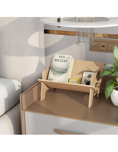 Estante de libros de madera clara RekRang 39.9x25.4 cm