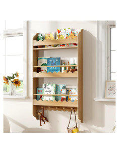 Estantería para Niños Treocho 3 Niveles Natural 100 cm