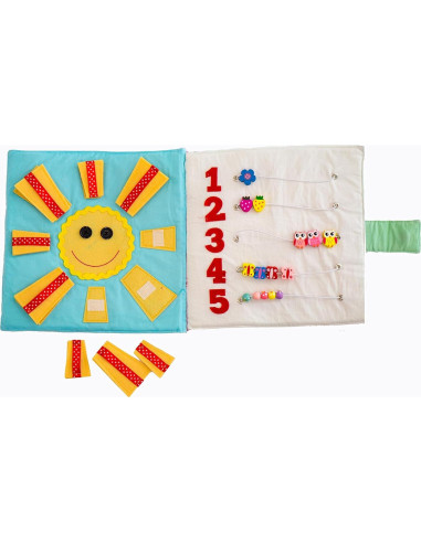 Libro Silencioso Montessori LoveLnE 23x23 cm Juguete Educativo