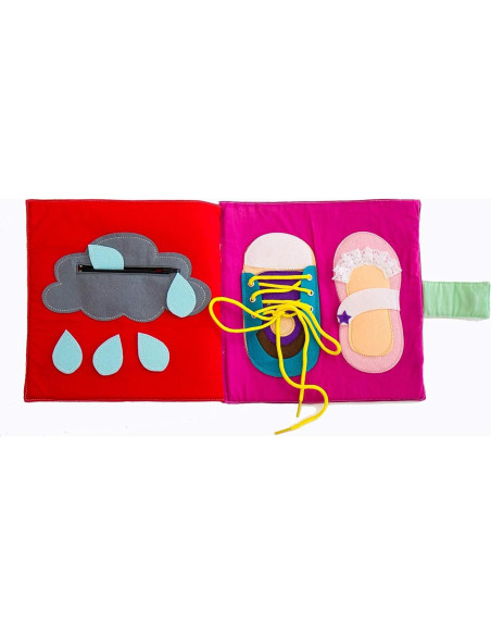 Libro Silencioso Montessori LoveLnE 23x23 cm Juguete Educativo