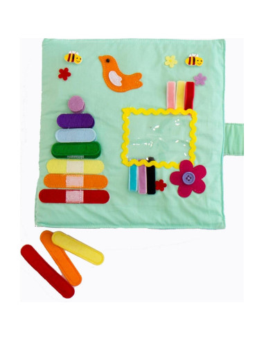 Libro Silencioso Montessori LoveLnE 23x23 cm Juguete Educativo