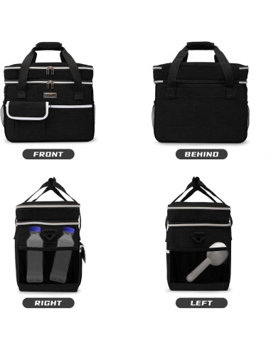 Bolsa de Viaje para Mascotas BAGLHER Doble Capa 35.6x20.3x34.3cm