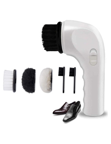 Kit Pulidor de Zapatos Eléctrico Sansent Panther - Portátil USB