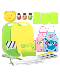 Set de Cuchillos Montessori para Niños 17 Piezas MEGIESTO
