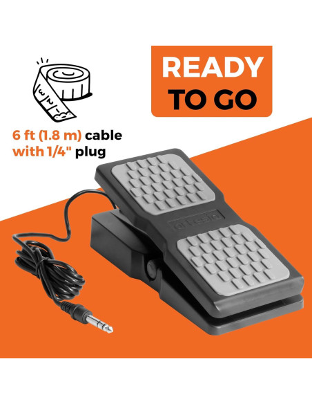 Pedal de Expresión Artesia AP-EX con Interruptor de Polaridad