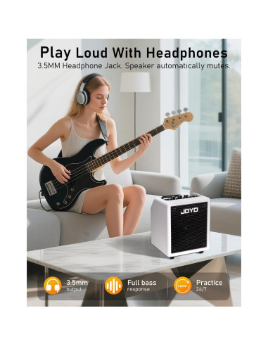 Amplificador de Bajo JOYO BA-30 Vibe Cube 30W Bluetooth 5.1