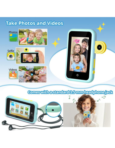 Teléfono Inteligente de Juguete Jusvenmt para Niños 3-10 Años