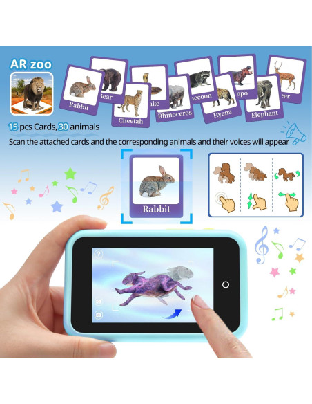 Teléfono Inteligente de Juguete Jusvenmt para Niños 3-10 Años