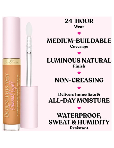 Corrector Iluminador Suave Too Faced 5 ml Ácido Hialurónico