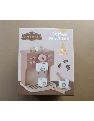 Juguete de Cafetera de Madera BUYGER para Niños 3+ Años