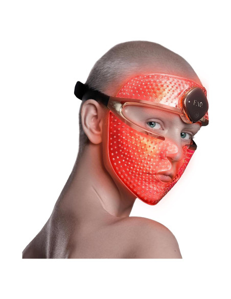 Máscara Facial LED Inalámbrica FAQ 202 - 8 Colores - Cuidado de la Piel