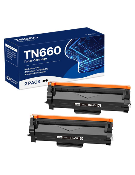 Cartucho de Tóner Negro WEAREC TN-660 Compatible Brother