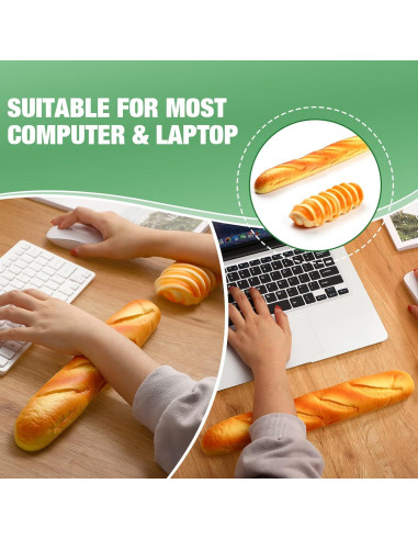 Almohadilla de Descanso para Muñeca Flutesan 2 Piezas Ergonómica