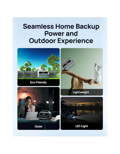 Estación de Energía Portátil DARAN 350W 288Wh Batería LiFePO4