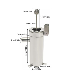 Bomba de Agua Manual CheriLin SU202 Acero Inoxidable 32mm 2