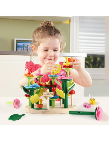 Juguete de Construcción de Jardín de Flores Xylolin 51 Piezas
