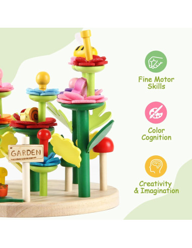 Juguete de Construcción de Jardín de Flores Xylolin 51 Piezas