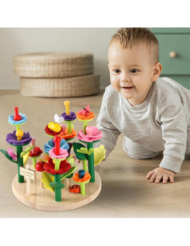 Juguete de Construcción de Jardín de Flores Xylolin 51 Piezas