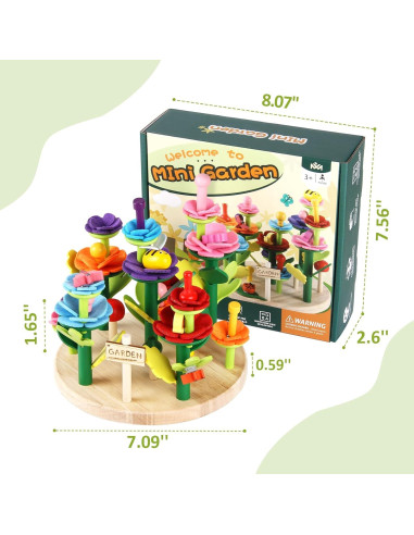 Juguete de Construcción de Jardín de Flores Xylolin 51 Piezas