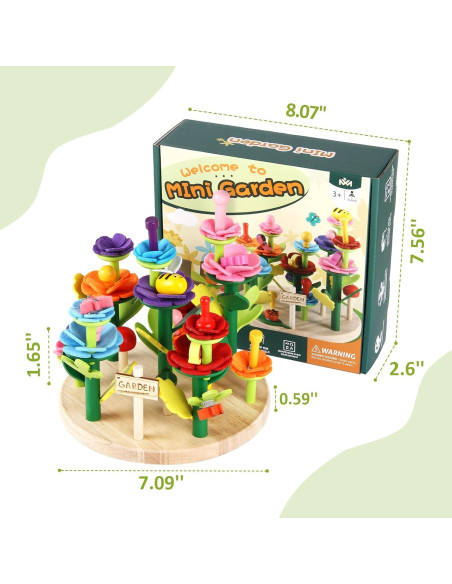 Juguete de Construcción de Jardín de Flores Xylolin 51 Piezas