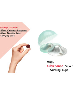 Copas de Lactancia de Plata 925 Silveranna X-Large con Estuche 2