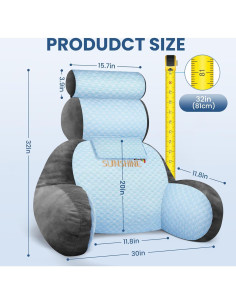 Almohadón Ergonómico Ajustable GENTRALULLABY para Leer 2