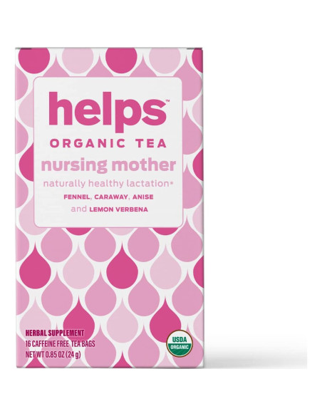 Té Herbal para Madres Lactantes Helps | 16 Bolsitas Orgánicas