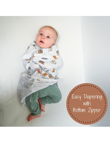 Saco de Envoltura para Bebé LollyBanks Vaquero 0-3 Meses