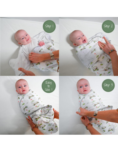 Saco de Envoltura para Bebé LollyBanks Vaquero 0-3 Meses