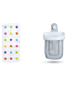 Alfombrilla de Baño Antideslizante Munchkin Dots 77.5x36.2cm y Super Scoop Gris