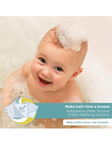 Conjunto de Toallas con Capucha y Paños Spasilk 23 Piezas