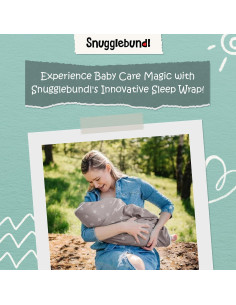 Manta Elevadora para Bebés Snugglebundl Estrellas Grises 0-12 Meses 2