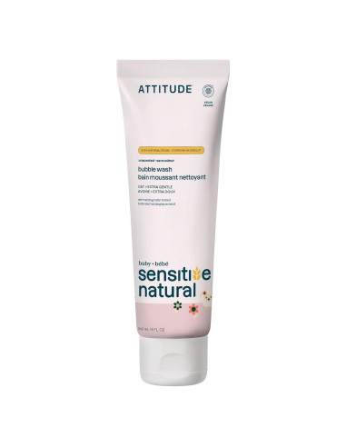 Gel de Baño Espumoso ATTITUDE para Bebé 273g Sin Fragancia