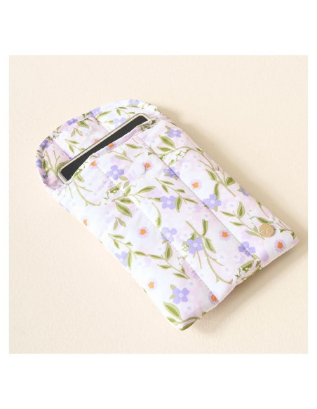 Funda Protectora Acolchada The Darling Effect 20.32x15.24cm Flor Morada
