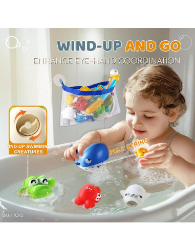 Juguetes de baño Creaciones Aprilwolf 11 Piezas Pesca Magnética