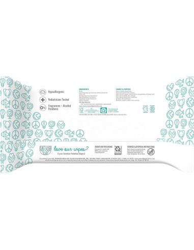 Toallitas para Bebé Seventh Generation 256 Unidades Sin Fragancia