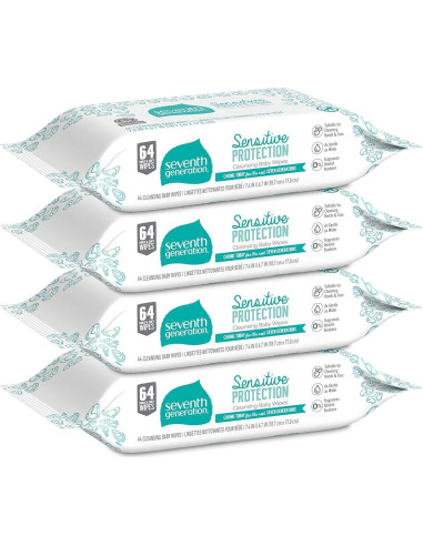 Toallitas para Bebé Seventh Generation 256 Unidades Sin Fragancia