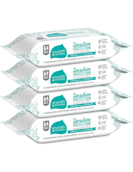 Toallitas para Bebé Seventh Generation 256 Unidades Sin Fragancia