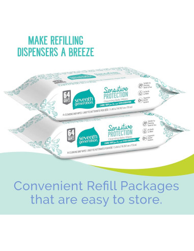 Toallitas para Bebé Seventh Generation 256 Unidades Sin Fragancia
