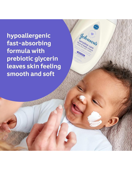 Crema Hidratante Diaria Johnson's Baby Sensitive Care 403.6 ml Crema Hidratante Diaria Johnson's Baby Sensitive Care 403.6 ml