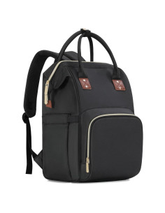 Mochila de Pañales Femuar Multifuncional Negra 37L