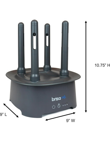Soporte de Secado de Botellas Brisa Gris - Secado Rápido y Ecológico