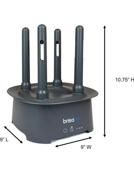 Soporte de Secado de Botellas Brisa Gris - Secado Rápido y Ecológico