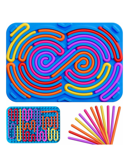 Tablero de Actividad Sensorial Antiestrés Aliuera 12 Cuerdas Tablero de Actividad Sensorial Antiestrés Aliuera 12 Cuerdas