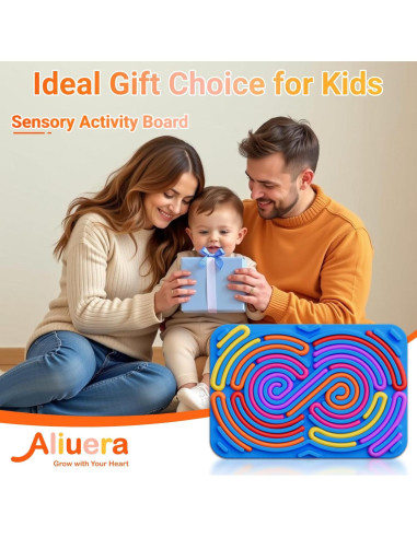 Tablero de Actividad Sensorial Antiestrés Aliuera 12 Cuerdas