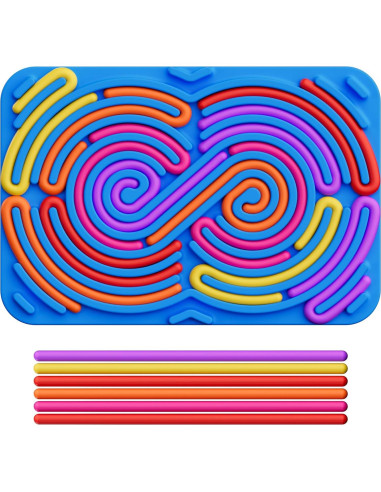 Tablero de Actividad Sensorial Antiestrés Aliuera 12 Cuerdas