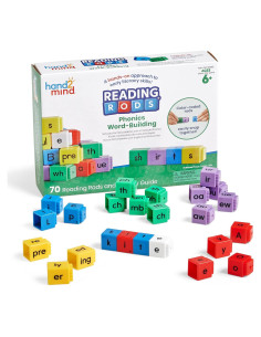 Barras de Lectura Hand2Mind 70 Piezas Montessori Fonética