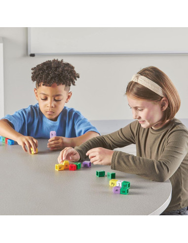 Barras de Lectura Hand2Mind 70 Piezas Montessori Fonética